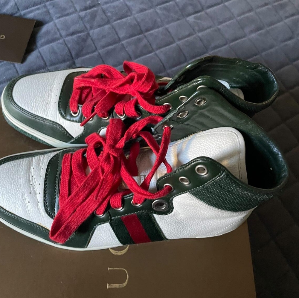 GUCCI HI TOP SNEAKERS